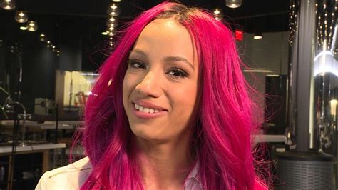 sasha banks real hair|sasha banks new look.